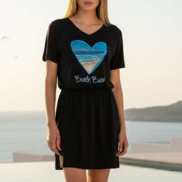 Bella Dresses & Skirts - Bella Graphic T-shirt Dress Size Medium